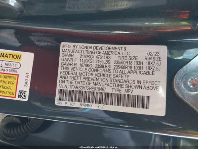 2023 HONDA CR-V image 9