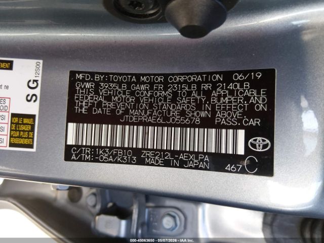 2020 TOYOTA Corolla image 9